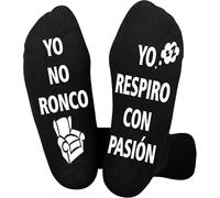 ASYBHYY Hombre Calcetines Divertidos con Mensaje en Español YO NO RONCO, YO RESPIRO CON PASIÓN