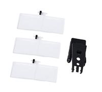 Asyduey 1.5X/2.5X/3.5X Lupa Instrumentos óPticos Clip Plegable en Lupa para Anteojos con 3 Lentes AcríLicas 85X30Mm