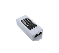 Asyduey 1 en 2 Salidas 100M PoE EstáNdar 100M Extensor de Red Repetidor en Cascada Rj45 Cumple con IEEE 802.3AT/AF para CáMara IP
