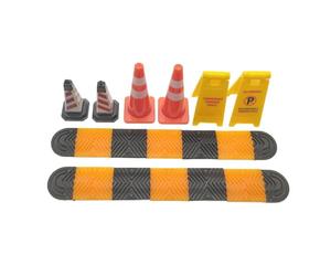 Asyduey 1 Uds. 1:18 Cinturón de Desaceleración de Simulación/Bache de Velocidad/Accesorios de Escena de Joroba de Velocidad 1/18 Modelo de Coche Estacionamiento Subterráneo