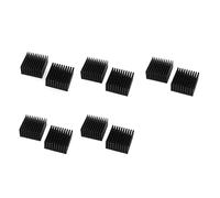 Asyduey 10 Piezas 40X40X20Mm Disipador de de Aluminio Radiador Enfriador para Chip ElectróNico LED con Conductor TéRmico de Doble Cara