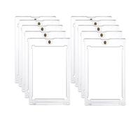 Asyduey 10 Uds. Portatarjetas Magnético Duro 35PT para Tarjetas Fotográficas Idol Protector Tarjetas Comerciales Deportivas Toploaders Vitrina A