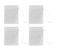 Asyduey 1000 Unids/Lote Pla Biodegradado Filtros de Bolsitas de Té Ultrasonidos Cordones de Fibra de MaíZ Bolsitas de Té Filtro de Café 6X8Cm