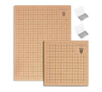 Asyduey 2 Tableros y Alfileres de Macramé, Tablero de Macramé de 8x8 Pulgadas, 12x16 Pulgadas con Rejillas, con 100 Alfileres en T para Proyecto de Pulsera Trenzada