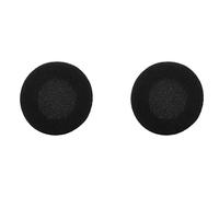 Asyduey 2 x Cojin de Espuma Cubierta Almohadilla de Oreja para Auriculares audifono (Negro, 50mm)