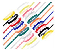 Asyduey 20 Rollos de Cinta para Autoclave de 10 Colores 216 Pies/LX 0,24 Pulgadas/W Cinta de Identificación de Instrumentos Esterilizable en Autoclave 270 Fahrenheit