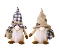 Asyduey 2PCS Gnomos de Felpa, Regalo de InauguracióN de la Casa, Oficina en Casa, Granja, Gnomos, MuñEcos de Peluche, Decoraciones NavideñAs, Decoraciones para el Hogar