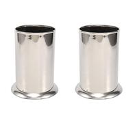 Asyduey 2X Soportes de Pajitas de Acero Inoxidable, Dispensador de Pajitas para Encimera, Organizador de Cubiertos, Almacenamiento de Cucharas Tenedores y Palillos