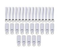 Asyduey 30 Piezas de Soporte de Lápiz Labial de Sublimación en, Juego de Cordón para de Pulsera para Manualidades DIY