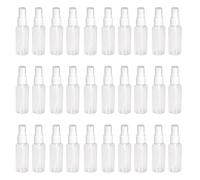 Asyduey 30Pcs de VacíAs Transparentes 50Ml Contenedor Recargable de PláStico Mini Contenedores CosméTicos VacíOs