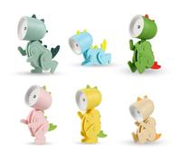 Asyduey 6 Piezas Mini LáMpara LED de Escritorio con Forma de Dinosaurio Soporte para TeléFono PequeñO, LáMpara de Noche de Mesa de Lectura PortáTil para NiñOs