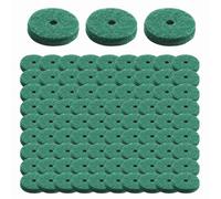 Asyduey 90Pcs Teclado de piano Arandela Piano Fieltro Balance Rail Punzonado Arandelas Reparación de piezas Útil Herramienta de afinación de piano