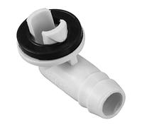 Asyduey Acondicionador de Aire Conector de Manguera de Drenaje de CA Acoplamiento Del Codo con Anillo de Goma para Unidades Mini Split y Unidad de Ventana de CA 3/5 Pulgadas (15 Mm)