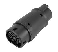 Asyduey Adaptador EVSE EV 32A J1772 Tipo 1 una Tipo 2 Enchufe Adaptador EV, Conector de Carga del Cargador del VehíCulo de AutomóViles EléCtricos