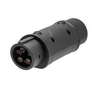 Asyduey Adaptador SAE IEC 62196 2 a J1772 Tipo 1 Carga de VehíCulos EléCtricos Cargador de VehíCulo EV Conector de un Lado EstacióN de Carga 32A