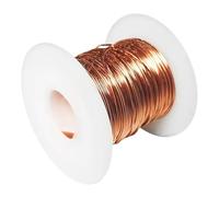 Asyduey Alambre de Cobre Blando 99,9% - Calibre 20, 0,8 mm - 300 Pies, Alambre Artesanal de Cobre Desnudo Puro para FabricacióN de Joyas, JardineríA