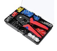 Asyduey Alicates de Crimpado HSC8 6-4A, Caja de Almacenamiento Exquisita, Mini Herramientas de Crimpado de Casquillos, Kit Eléctrico