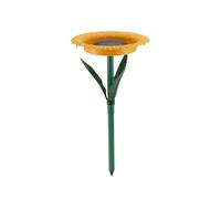 Asyduey Alimentador de Pájaros de Pie de Girasol, Comedero de Baño para Pájaros Al Aire Libre, Decoración de Jardín Al Aire Libre, Estaca, Regalos para Observadores de Silvestres