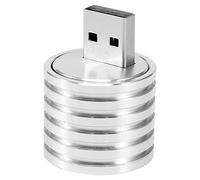 Asyduey Aluminio 3W LED USB Enchufe de lampara Linterna proyector luz