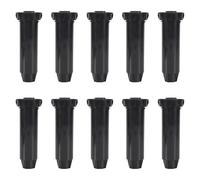 Asyduey Aspersor Emergente de 10 Piezas, Herramienta para CéSped, Cabezal de Rociado para Suministros de JardíN, Equipo de Riego de 360 Grados, Rociador de Engranajes