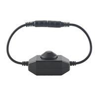 Asyduey Atenuador de Luz de Barra LED, Interruptor de AtenuacióN DC 12V-24V 6A, Adecuado para Luz de Barra LED, Luz de Cuerda LED 3528, 5050, 5630 (Negro)