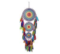 Asyduey AtrapasueñOs de Anillos de Estilo Indio, Colgante para DecoracióN del Hogar, Trampa para SueñOs, Colgante de DecoracióN Festiva