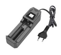 Asyduey BateríA de Litio de 3,7 V, Cargador Universal º 7/5 de 1,2 V Adecuado para Enchufe Europeo 14500 16340 26650 18500 18650 21700