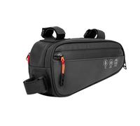 Asyduey Bolsa para Cuadro de Bicicleta, Bolsa Impermeable para Bicicleta con Dos Bolsillos Laterales, Bolsa de Almacenamiento para Tubo de Bicicleta para Bicicleta de Montaña y Carretera
