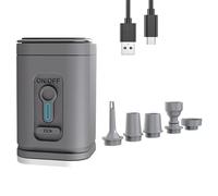 Asyduey Bomba de Aire Eléctrica con Luces Compresor de Aire Inalámbrico Infladoras/Desinfladoras con Carga USB para Acampar Al Aire Libre -C