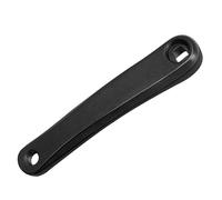 Asyduey Brazo de Manivela de 170 mm para Bicicleta de MontañA Manivela Lateral Izquierda Agujero Cuadrado Manija de Manivela Reemplazo de Pieza Negro