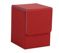 Asyduey Caja de Cartas Caja de Cartas Caja de Juego de Cartas con para Carpetas Yugioh : 100+, Rojo