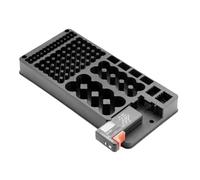 Asyduey Caja Organizadora para Guardar Pilas con Pantalla Digital y Comprobador para Comprobar el de Pilas AAA, AA, CD, 9 V