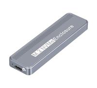 Asyduey Carcasa SSD NVMe M.2 Carcasa SSD Tipo C USB3.2 de 20 Gbps para Caja Externa con Llave M NVME SSD 2230/2242/2260/2280