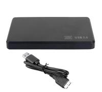 Asyduey Casete de Disco Duro MóVil de 2,5 Pulgadas una USB 3.0 con Caja de Estado SóLido con Cable USB 3.0/2.0 para Almacenamiento Externo HDD SSD