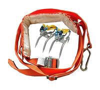 Asyduey Clavos para Trepar en Poste Clavos para Trepar en áRboles con CinturóN de ArnéS Engranajes para Trepar áRboles para Trepar áRboles Deportes Al Aire Libre