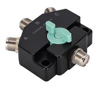 Asyduey CO-301 Interruptor Coaxial de Banda de Servicio Pesado Repetidor de Antena de 3 Puertos MJ Adaptador de Base de Corta AéRea Manual para Diamond