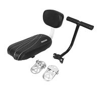 Asyduey CojíN de Asiento Trasero de Bicicleta Apoyabrazos Juego de ReposapiéS, Bicicleta Asiento Trasero CojíN de Seguridad para NiñOs Apoyabrazos Pasamanos Pies Traseros Pedales