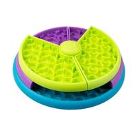 Asyduey Comedero Lento para Perros de 3 Niveles, Reduce el Aburrimiento y la Ansiedad, Comedero Rompecabezas para Perros, Comedero Interactivo Antideslizante para Perros