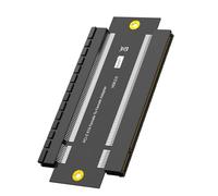 Asyduey Conector Adaptador PCI-E X16 Hembra una Hembra PCI Express 3.0 16X una 16X Extensor Convertidor Vertical DiseñO de Placa PCB