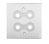 Asyduey Conector Banana Placa de Pared Poste de UnióN de Conector Banana Placa de Pared para Altavoces Home Theater (Placa de Pared úNica)