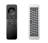 Asyduey Control Remoto T1 2.4G, Inalámbrico, con Voz, Ratón, Mini Teclado, Receptor USB, Controlador con Receptor USB para PC y TV