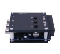 Asyduey Convertidor Transcodificador de Componentes RGBS SCART A YPBPR Consola de Juegos Retro, Componente RGBS A Diferencia de Color