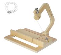 Asyduey Cortador de Jabón de Madera para Suministros de Fabricación de Jabón, Corte de Alambre Ajustable, Jabón Hecho A Mano, Mantequilla, Pasteles, Pan, Velas, Queso