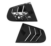 Asyduey Cubierta de la Rejilla de Persiana de Ventana Lateral del Coche AleróN de Estilo de Superficie de Carbono de VentilacióN para 2009-2018