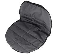Asyduey de Asiento de Tractor CortacéSped Universal para Montar Almohadilla de Confort Acolchada Bolsa de Almacenamiento Mediana