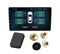 Asyduey de Monitoreo de Presión de Neumáticos TPMS Inalámbrico Inteligente con USB y Android de 5 V para Navegación, Radio de Automóvil, Pantalla de Alarma Externa