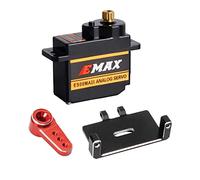 Asyduey ES08MAII Servo de DireccióN con Montaje de Servo y Brazo de Servo para Axial SCX24 1/24 RC Crawler Car Upgrades Parts Accessories,1