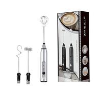 Asyduey Espumadores de Leche EléCtricos Batidora InaláMbrica de Mano USB Mini Cafetera Batidora Batidora Capuchino Crema Huevo Licuadora de Comida B