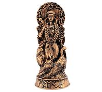 Asyduey Estatua de Dioses NóRdicos Tallado Altar Pagano Asatru Vikingo Escultura de Diosas Panteones Escandinavos-A
