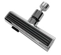 Asyduey Extensor de RotacióN Universal, Aireador de Grifo, Filtro de Salpicaduras de PláStico, Grifos de Lavabo de Cocina, Boquilla Burbujeadora RobóTica Plateada